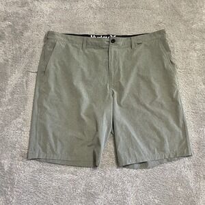 Hurley Phantom Shorts Mens Size 40 Gray‎ and Black Pockets Golfing Outdoor